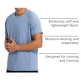 thumbnail image 4 of Remera CRZ YOGA deportiva de secado rápido y elástica azul pizarra XL, 4 of 6