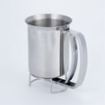 thumbnail image 2 of Stainless Steel Pancake Batter Dispenser - Great for Baking,Cupcakes,Muffins-Cooking Crepes,Waffles -Measuring Gauge in Mls and cups, 2 of 5