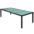 thumbnail image 5 of vidaXL Patio Dining Set Outdoor Furniture Table and Chair Set Poly Rattan, 5 of 6