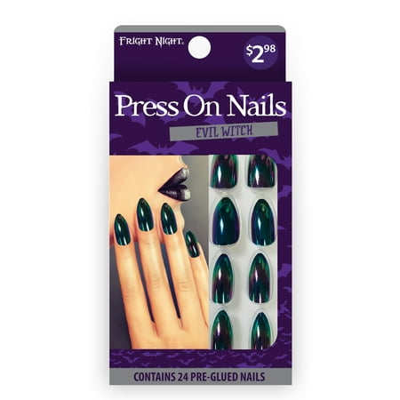 Fright Night Evil Witch Nails, 24 Nails