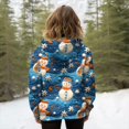 thumbnail image 4 of Women Lined Plush Sweat Jacket With Hood Autumn Winter Warm Hooded Jacket Loose Coat Pockets Large Sizes Hoodie Sweatshirt, 4 of 7