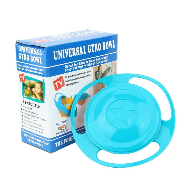 Vajilla para niños, niños giratorios desmontables Tazón de comida para niños desmontable para niños Tazón de comida giratorio para niños Ultra sensible