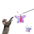 thumbnail image 2 of Cat Wand Toy Refill Butterfly 2PCS Bell Kitten Toy Replacement Cat Toy Accessory, 2 of 10
