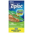thumbnail image 2 of Ziploc Sandwich Bags with EasyGuide 105 Count - Pack of 2, 2 of 5