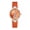 Orange, variant on TIHLMK Analog Quartz Watchfor Womens Luxury Women's Watch Leather Strap Quartz Waterproof Elegant Casual Ladies Wirstwatch