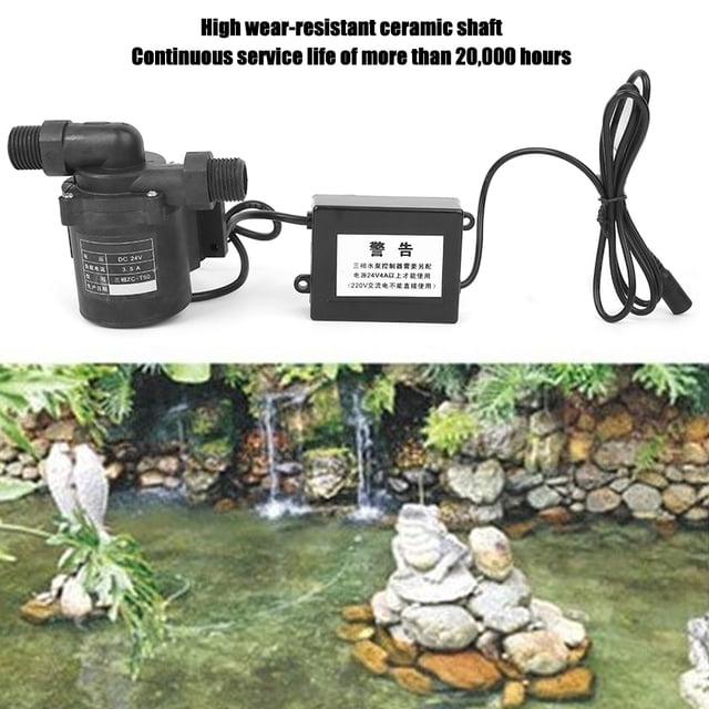 Pompe submersible triphasée, pompe à eau sans balais imperméable T50, 24 V pour booster