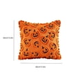 thumbnail image 2 of Diceymbol Halloween Pumpkin Throw Pillow 15.9 Inch, Orange Decorative Accent Cushion for Sofa Couch Bed Chair Home Decor, 2 of 5