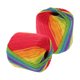 thumbnail image 3 of 2 rollos de hilo de algodón de Color arcoíris, hilo artesanal, Material de hilo de ganchillo a mano, 3 of 8