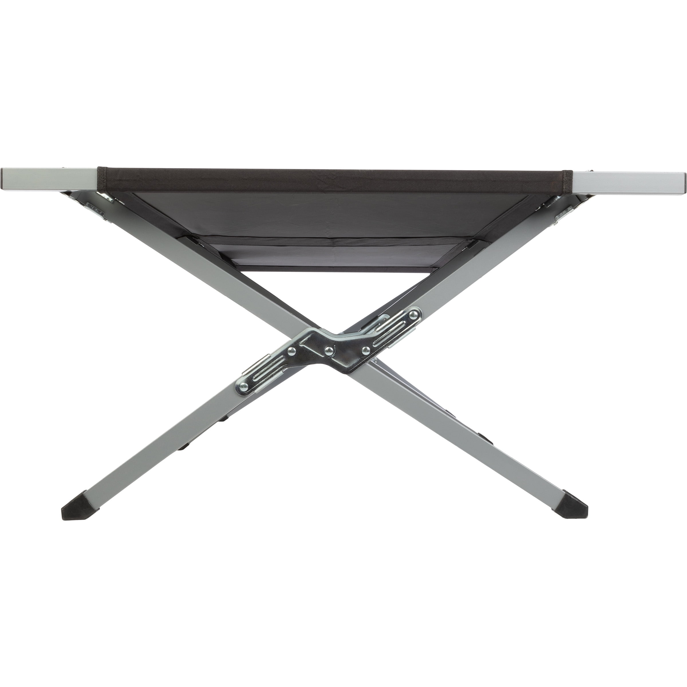 Wakeman Outdoors Camping Cot - Folding Camp Bed with Storage Pocket, Black