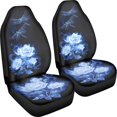 thumbnail image 3 of XYZCANDO Car Seat Covers Dragonfly Rose Design 2 pcs Car Front Seat Covers Easy Install Truck Van SUV Washable Stretchy Auto Seat Covers Set, 3 of 10