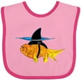 thumbnail image 3 of Inktastic Funny Goldfish with Shark Fin Boys or Girls Baby Bib, 3 of 4