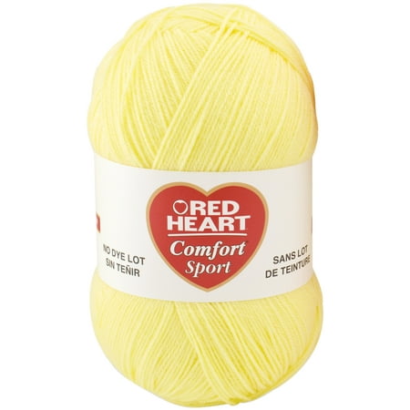 Red Heart Comfort Sport Yarn-Butter