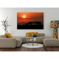 thumbnail image 2 of Tiptophomedecor Stretched Canvas Landscape Art - Elephants In Love Wide - Stretched & Framed Ready To Hang Art, 2 of 3