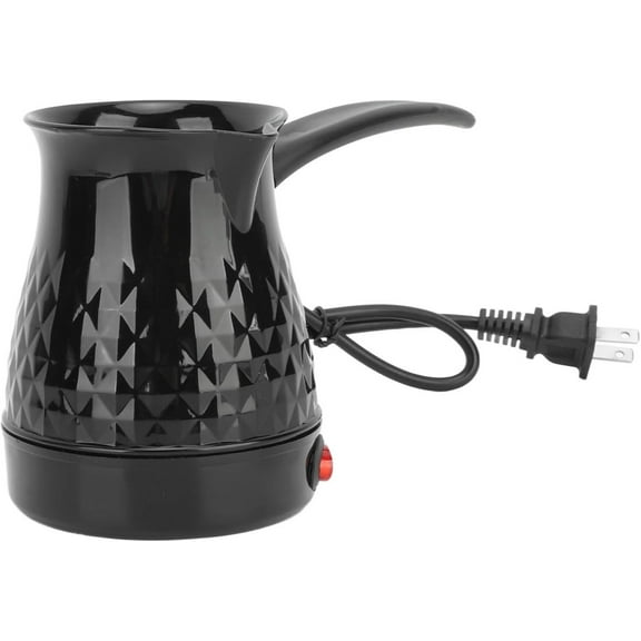 DYJP Electric Coffee Maker, 600ml Stainless Steel Coffee Maker Anti Scald Even Heating Electric Coffee Pot with Removable Handle US Plug 110V for Home Office Cafe