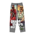 thumbnail image 4 of Grand Theft Auto Game Women's Pajama Pants Lounge Daily Novelty Cozy Sleep Bottoms Pants Sleepwear With Pockets, 4 of 8