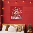 thumbnail image 2 of Stupell Industries Crushing It Nutcracker Canvas Wall Art design by Jedco Brands, Inc., 48 x 36, 2 of 7