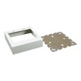 thumbnail image 1 of Wiremold Metal Raceway, Extending Power On-Wall Switch and Receptacle Box Fitting, Ivory, 2-Gang, V5748-2, 1 of 4