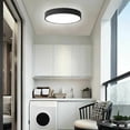 thumbnail image 5 of High-Quality LED Illuminant Ceiling Lamp, Energy Saving Flush Mount Light with Strict Quality Control for Hallway, Kitchen, Garage (Black, Ø30CM), 5 of 5