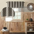 thumbnail image 3 of VHC Brands Custom House Black & Tan Jacquard Valance 18x60, Window Treatment, Bedroom, Living Room, Dining Room, and Kitchen Decor, Cotton, Custom House Collection, 18x60, Natural, 3 of 4