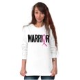 thumbnail image 4 of Warrior Breast Cancer Awareness BCA Women Plus Size Long Sleeve Graphic Tee Brisco Brands 2X, 4 of 5