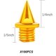 thumbnail image 2 of 100 Pcs Track Spikes Replacement Nails Spikes With Spike Wrench Stainless Steel Replacement For Sports Shoes Long Jump Athletics Sprint zhangyuxiang LED, 2 of 2