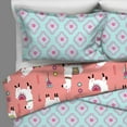 thumbnail image 3 of Vue Llama Drama Reversible 3 Piece Quilt Set, Full/Queen, 3 of 5