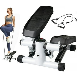 Steppers for Exercise, Exercise Step Machine with LCD Monitor Stepper  Machine Fitness Aerobic Stepper Small and Compact Home Gym Equipment  Durable 