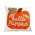 thumbnail image 2 of Plush Halloween Pillow Case,Maple Leaf Pillow Cover Thanksgiving Pumpkin Embroidered Cushion Cover, Cushion Home Decorative Accent, 2 of 6