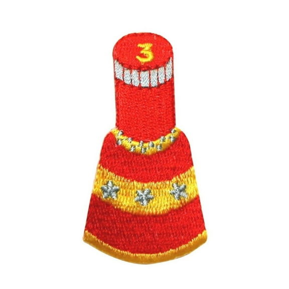 ID 1013 Rocket Firework Patch 4th of July America Embroidered Iron On Applique