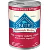 Blue Buffalo Homestyle Fish & Sweet Potato Dinner Wet Dog Food, 12.5 Oz, Case of 12