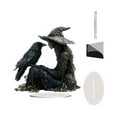 thumbnail image 1 of PEIXUN Witch & Crow Acrylic Desktop Decor Gothic Halloween Figurine With Moon & Desk Accessory For Season, 1 of 6