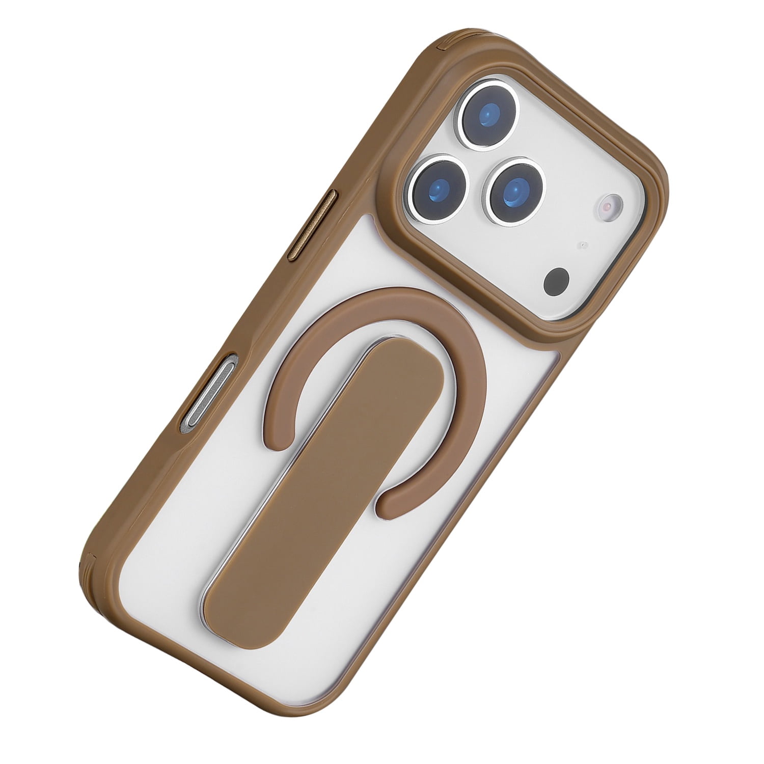 Elegant Matte MagSafe Case with Kickstand for iPhone 17 Pro - Desert
