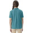 thumbnail image 4 of Classroom School Uniforms Adult Short Sleeve Pique Polo CR832X, 3XL, Teal, 4 of 7