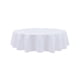 thumbnail image 2 of Mantel Redondo de Poliéster Impermeable de Color Sólido, 152cm Negro o Blanco, Cubierta Duradera y Resistente a Manchas para Reuniones en Comedor/Sala de Estar, 2 of 6