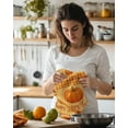 thumbnail image 6 of Fall Kitchen Towels Set of 2 - Fall Kitchen Dish Towels 18x26 Inches Decorative Autumn Themed Towel for Thanksgiving Harvest, Absorbent Hand Towel with Hanging Loop, Straw Pumpkin, 6 of 6