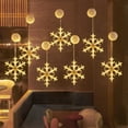 thumbnail image 6 of Christmas LED Light Decoration With Suction Cup Hook Christmas Tree Snowflake Snowman Battery Powered Indoor Bedroom Window Display Holiday Lights Warm White, Usupdd Christmas LED Light, 6 of 6