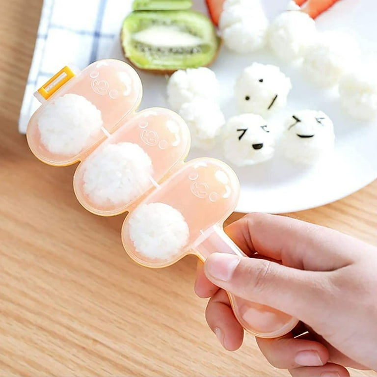 1pc Diy Sushi Maker, 3 In 1 Rice Ball Mold, Cooking & Baking Tool