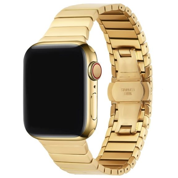 Stainless Steel Link Band for Apple Watch 49mm / 45mm / 44mm / 42mm - Gold