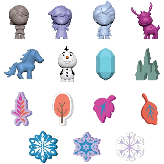Frozen II 15 Pieces Eraser Set