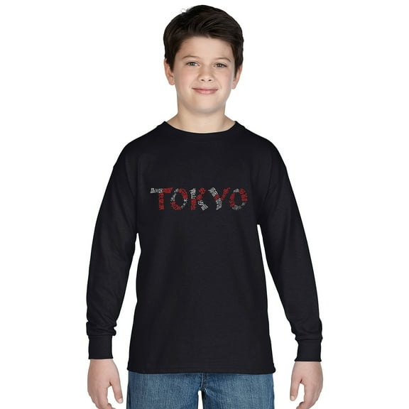LA Pop Art Boy's Word Art Long Sleeve - THE NEIGHBORHOODS OF TOKYO