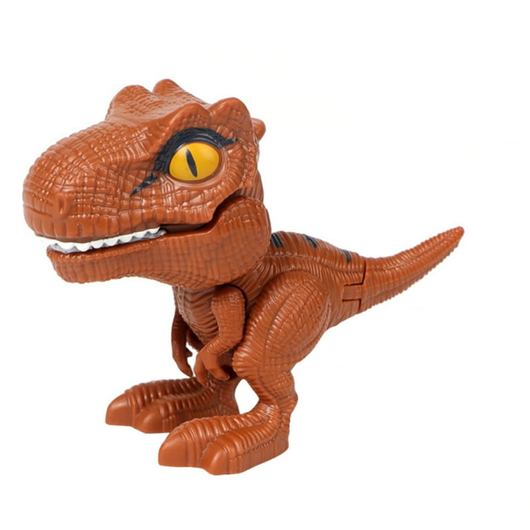 Tricky Finger biting Dinosaur Toy Lifelike Colors Joint Movable Simulation Tyrannosaurus Rex Model Action Figure Gift For Children