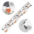 thumbnail image 5 of Yayeee Table Runner 90 inches Long Home Kitchen Dinning Party Decoration, Beige Snow Houses, 5 of 7