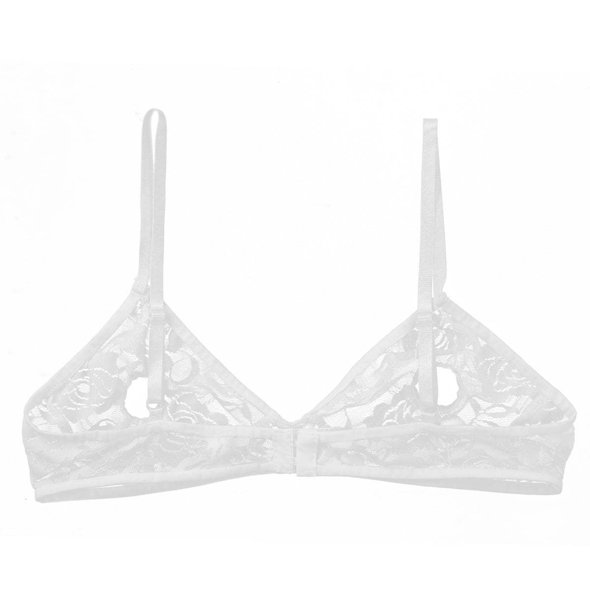 The white open nipple bra in a size - Lolevila Lingerie