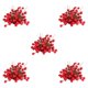thumbnail image 1 of Bearachild 100 piezas de espuma artificial rojo vivo bayas de acebo guirnalda para el hogar decoración navideña ramo fruta baya Type2 NO2, 1 of 6