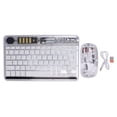 thumbnail image 2 of Wireless Keyboard, RGB Backlight Ultra Slim GFSK Keyboard Mouse Set Quiet   for Laptop White,Black, 2 of 7