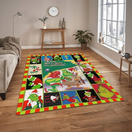 

Christmas Green Monster Blanket Flannel Decorative Blanket Air Conditioner Blanket Cover Blanket