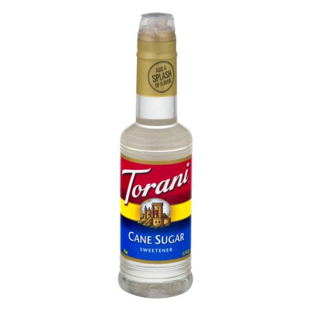 TORANI CANE SUGAR SWEETENER FLAVORING SYRUP, COFFEE FLAVORING, DRINK MIX, 12.7 OZ