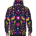 thumbnail image 7 of Sikiie Colorful Mexican Men's Hoodie, Essentials Hoodie, Sweatshirt, Pullover Hooded Sweatshirt for Men-X-Large, 7 of 7