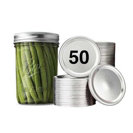 Regular Mouth Canning Lids, 50-Pack
