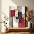 thumbnail image 6 of Beige Rust Black Contemporary Abstract Canvas Poster Home Wall Decor, 6 of 8